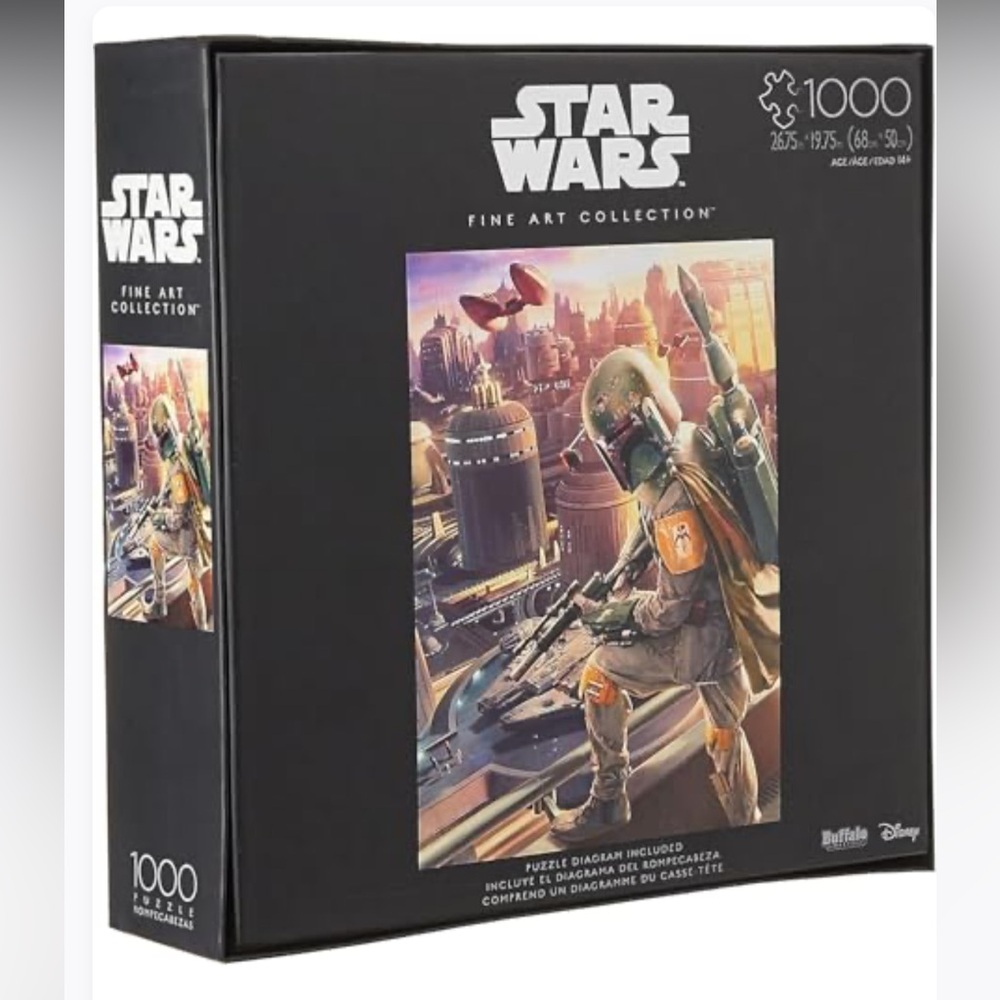 Star Wars Fine Art Collection Puzzle with Black and Orange